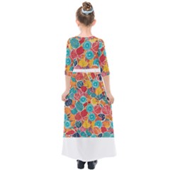 Kids  Quarter Sleeve Maxi Dress 