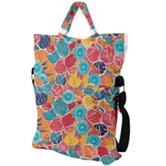 Fold Over Handle Tote Bag 