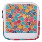 floral and leaves pattern Mini Square Pouch