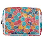 floral and leaves pattern Make Up Pouch (Medium)