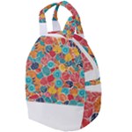 floral and leaves pattern Travel Backpack