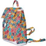 floral and leaves pattern Buckle Everyday Backpack