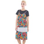 floral and leaves pattern Camis Fishtail Dress