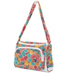 floral and leaves pattern Front Pocket Crossbody Bag