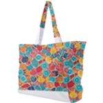 floral and leaves pattern Simple Shoulder Bag