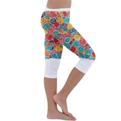 Kids  Lightweight Velour Capri Leggings  