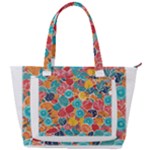 floral and leaves pattern Back Pocket Shoulder Bag 