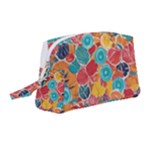 floral and leaves pattern Wristlet Pouch Bag (Medium)