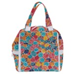 floral and leaves pattern Boxy Hand Bag