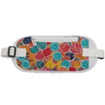 floral and leaves pattern Rounded Waist Pouch