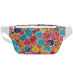 floral and leaves pattern Waist Bag 