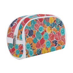 floral and leaves pattern Make Up Case (Small) from ArtsNow.com