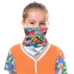 floral and leaves pattern Face Covering Bandana (Kids)