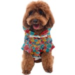 floral and leaves pattern Dog Coat