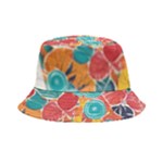 floral and leaves pattern Bucket Hat