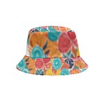 floral and leaves pattern Inside Out Bucket Hat (Kids)