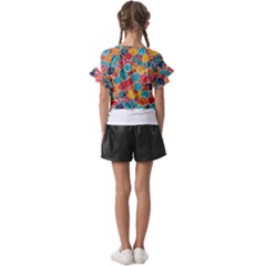 Kids  Cut Out Flutter Sleeves 