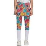 floral and leaves pattern Kids  Skirted Pants