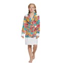 Kids  Long Sleeve Velvet Lounge Robe 