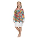 Kids  Long Sleeve Velvet Lounge Robe 