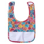 floral and leaves pattern Baby Bib