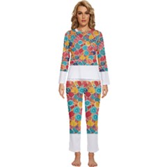 Womens  Long Sleeve Lightweight Pajamas Set 