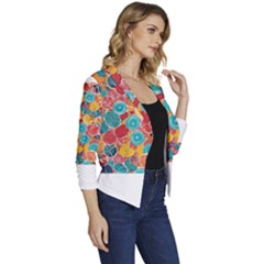 Women s Casual 3/4 Sleeve Spring Jacket 