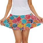 floral and leaves pattern Women s Skort