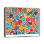 floral and leaves pattern Canvas 10  x 8  (Stretched)