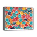 floral and leaves pattern Deluxe Canvas 16  x 12  (Stretched) 