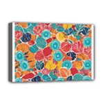 floral and leaves pattern Deluxe Canvas 18  x 12  (Stretched)