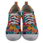 floral and leaves pattern Women Athletic Shoes