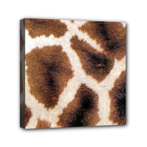 Giraffe Skin Texture Mini Canvas 6  x 6  (Stretched) from ArtsNow.com