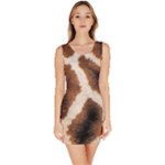 Giraffe Skin Texture Bodycon Dress