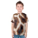 Giraffe Skin Texture Kids  Cotton T-Shirt