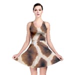 Giraffe Skin Texture Reversible Skater Dress