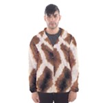 Giraffe Skin Texture Men s Hooded Windbreaker