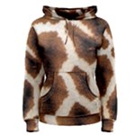 Giraffe Skin Texture Women s Pullover Hoodie