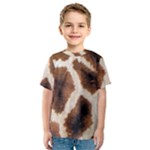 Giraffe Skin Texture Kids  Sport Mesh T-Shirt