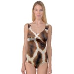 Giraffe Skin Texture Princess Tank Leotard 