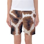 Giraffe Skin Texture Women s Basketball Shorts