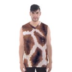 Giraffe Skin Texture Men s Basketball Tank Top