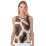 Giraffe Skin Texture Women s Basketball Tank Top