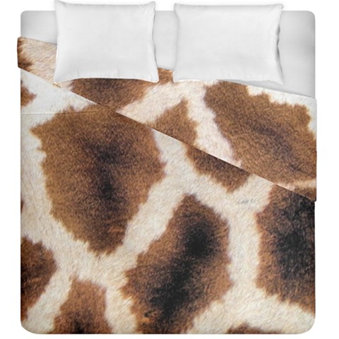 Giraffe Skin Texture Duvet Cover Double Side (King Size) from ArtsNow.com