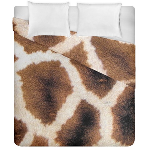 Giraffe Skin Texture Duvet Cover Double Side (California King Size) from ArtsNow.com