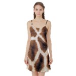 Giraffe Skin Texture Satin Night Slip