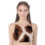 Giraffe Skin Texture Tank Bikini Top