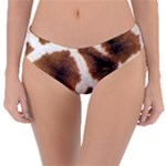 Giraffe Skin Texture Reversible Classic Bikini Bottoms