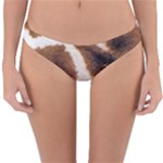 Giraffe Skin Texture Reversible Hipster Bikini Bottoms