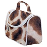 Giraffe Skin Texture Satchel Handbag